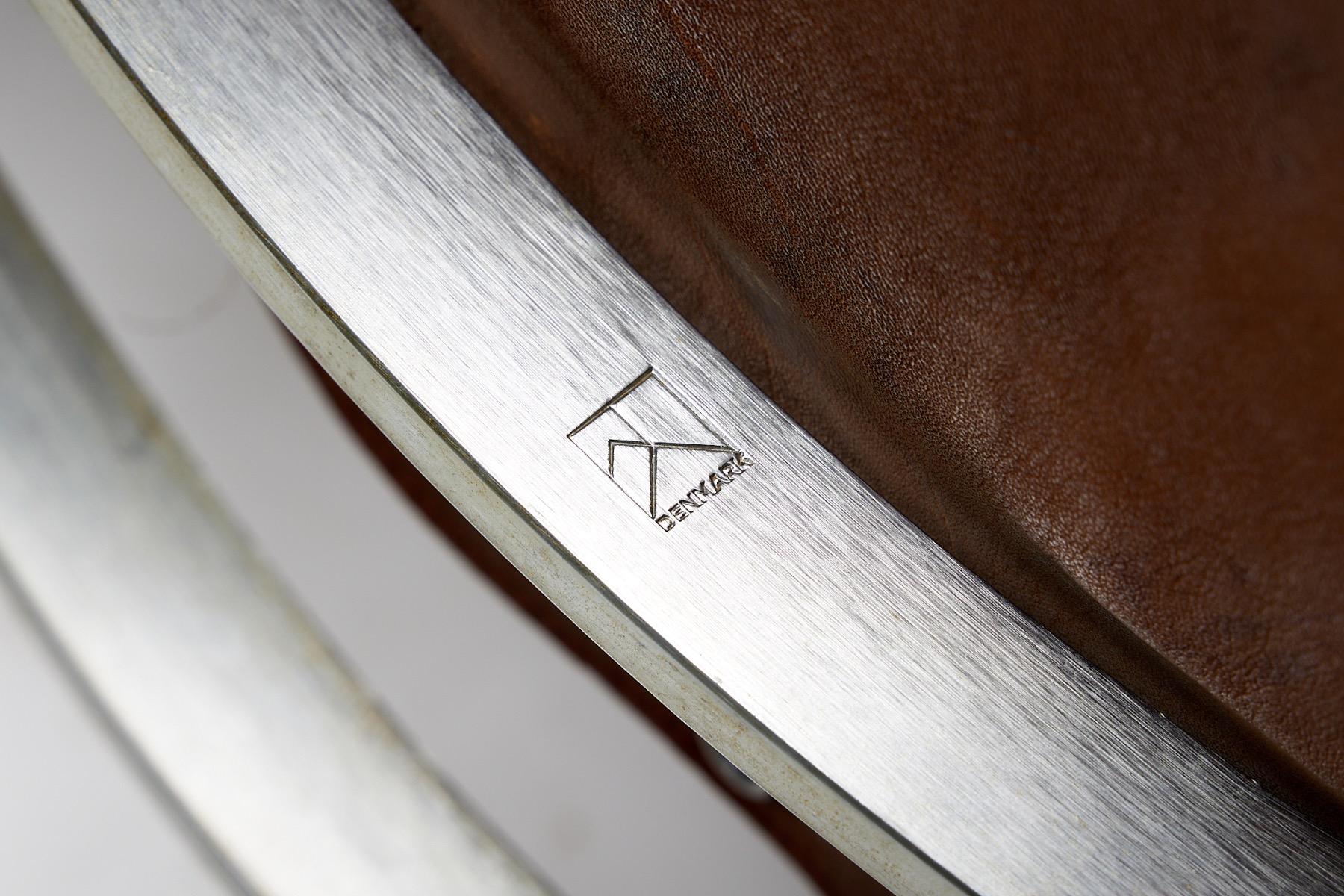 Chaise Longue PK 22 Poul Kjaerholm en Cuir Cognac, Scandinavian Modern, Années 1960 en vente 1