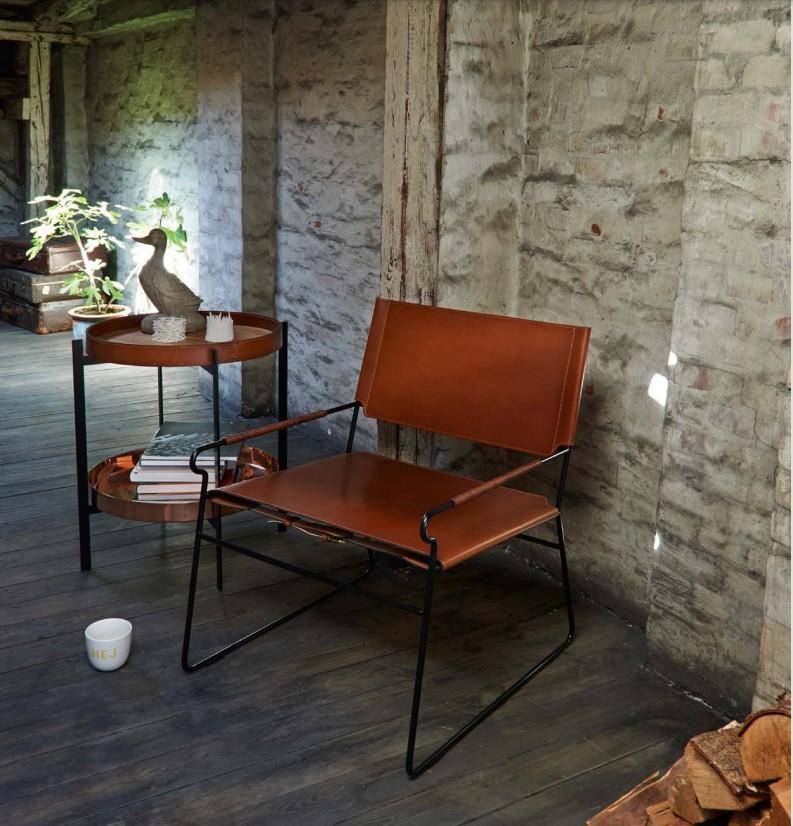 Post-Modern Cognac next Rest Chair by Oxdenmarq For Sale