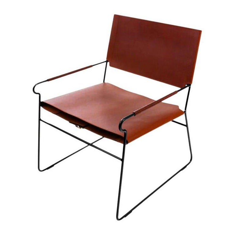 Fauteuil de repos cognac d'OxDenmarq