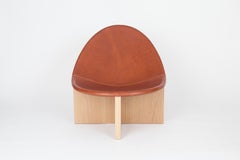 Cognac Nido Lounge Chair by Estudio Persona