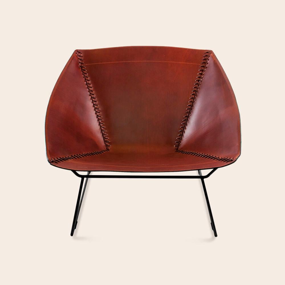Cognac Stitch chair by OxDenmarq
Dimensions: D 82 x W 93 x H 77 cm
Materials: Leather, Stainless Steel
Also Available: Different leather colors available

OX DENMARQ is a Danish design brand aspiring to make beautiful handmade furniture,