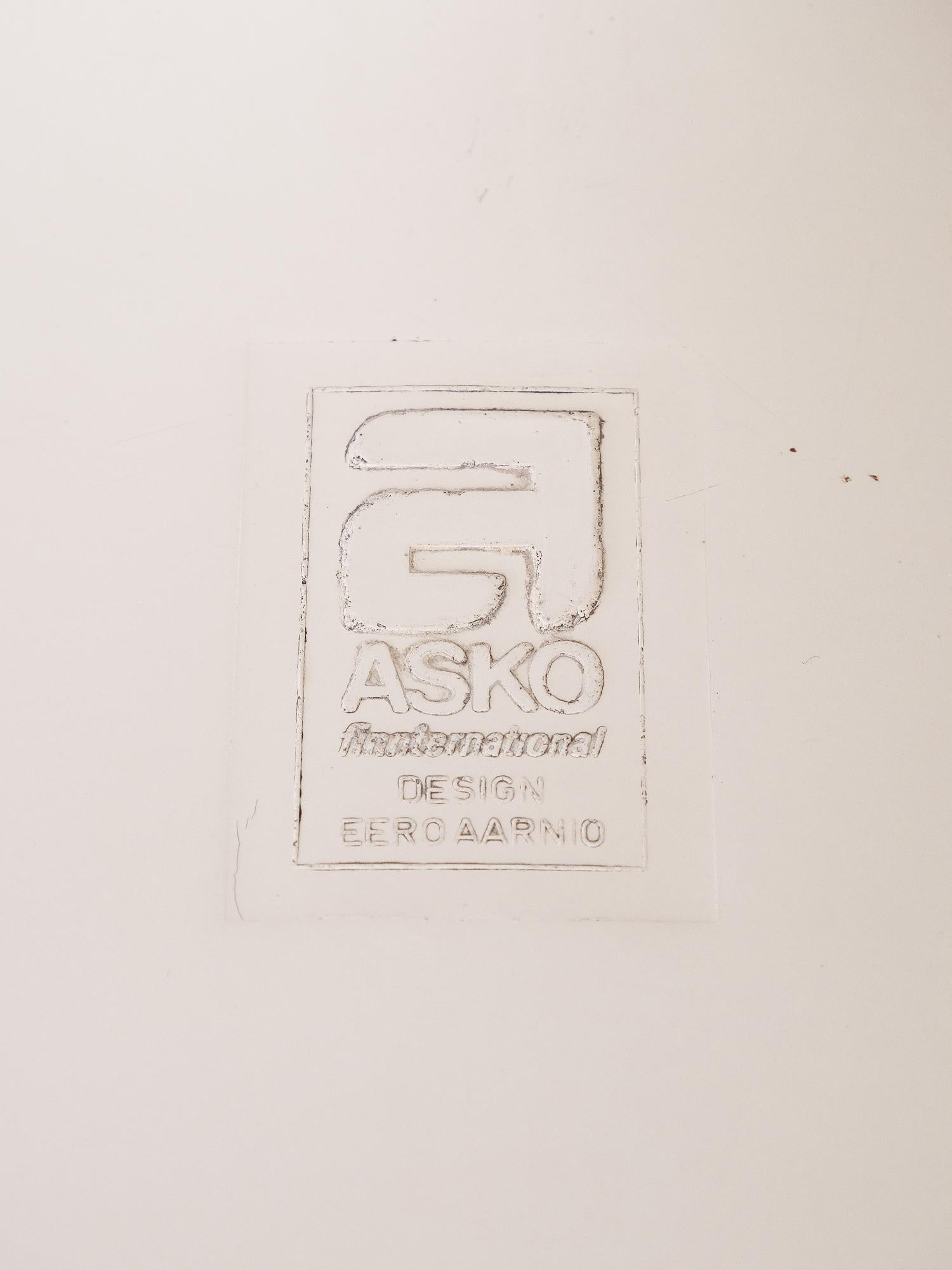 Mid-Century Modern Cognac V.S.O.P Chairs by Eero Aarnio for Asko, 1960s, Set of 2
