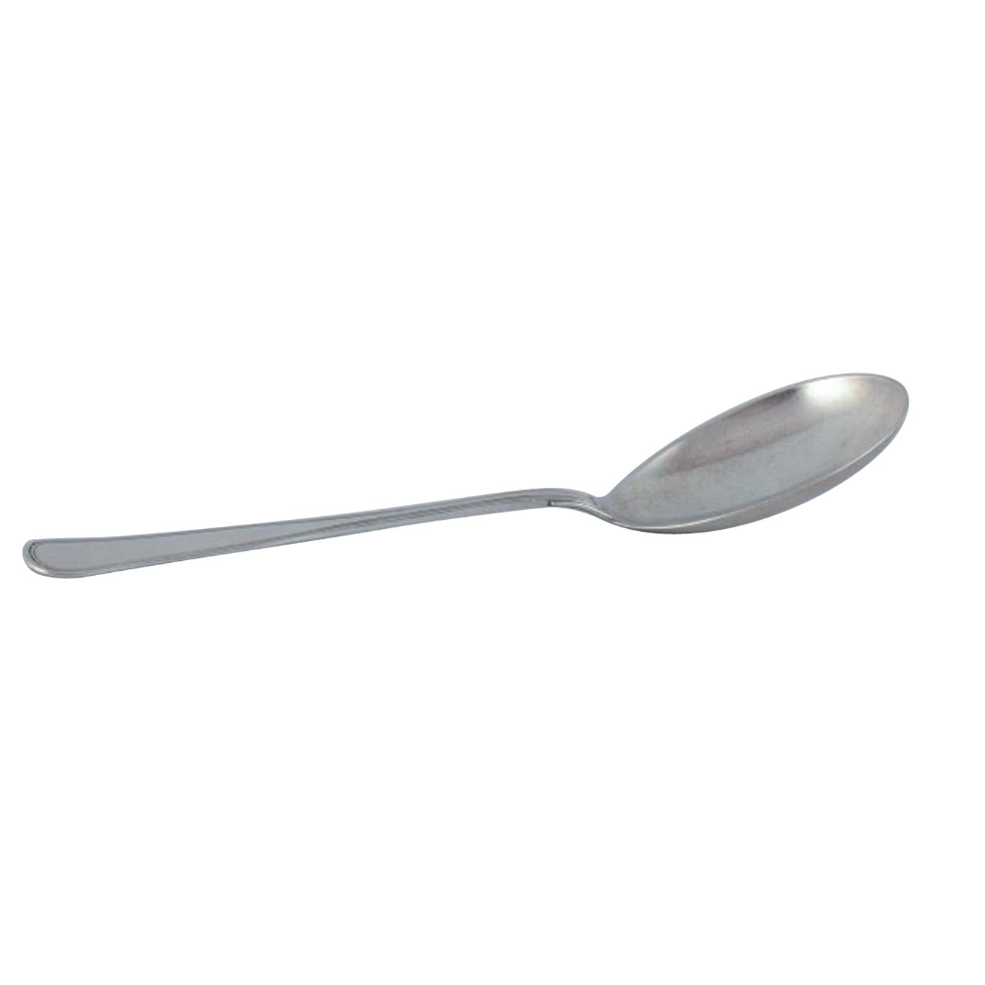 Cohr, Danish silversmith. "Old Danish" serving spoon in 830 silver. For Sale