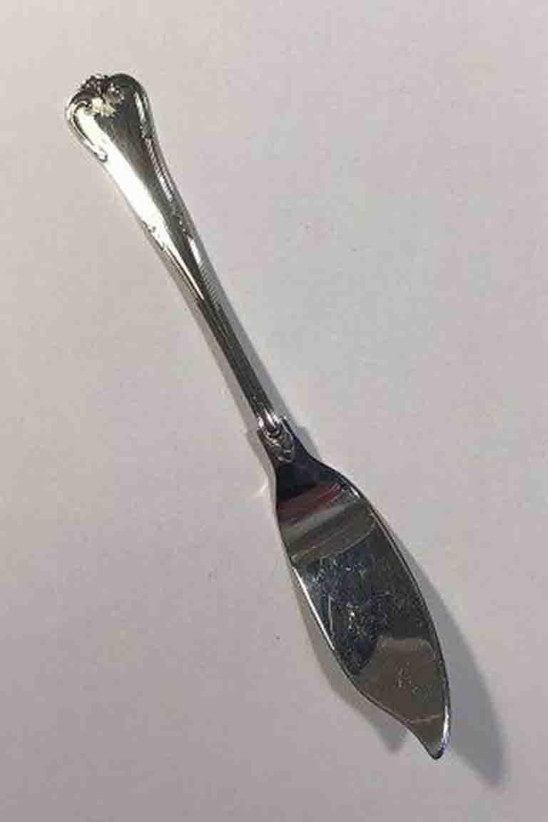 Cohr Herregaard Danish Silver Fish Knife In Good Condition For Sale In Copenhagen, DK