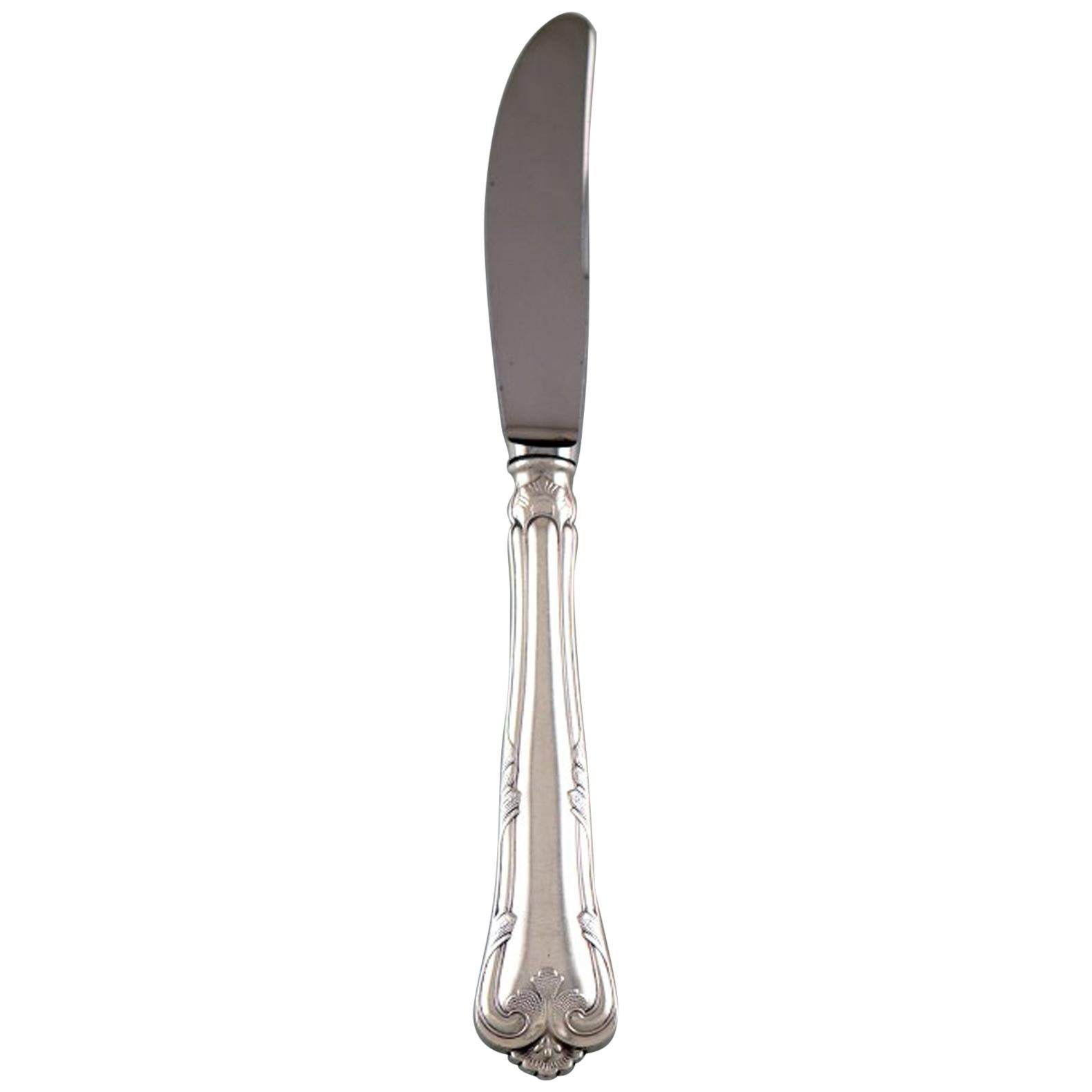 Cohr "Herregaard" Luncheon Knife, Cutlery in Silver, 3 Knives in Stock For Sale