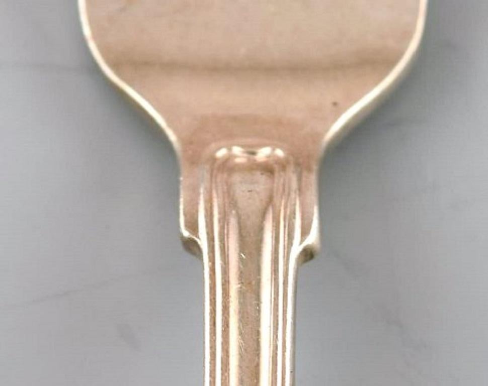 Art Deco Cohr Oyster Fork, Silver Cutlery, 1940s-1950s, 4 Pieces