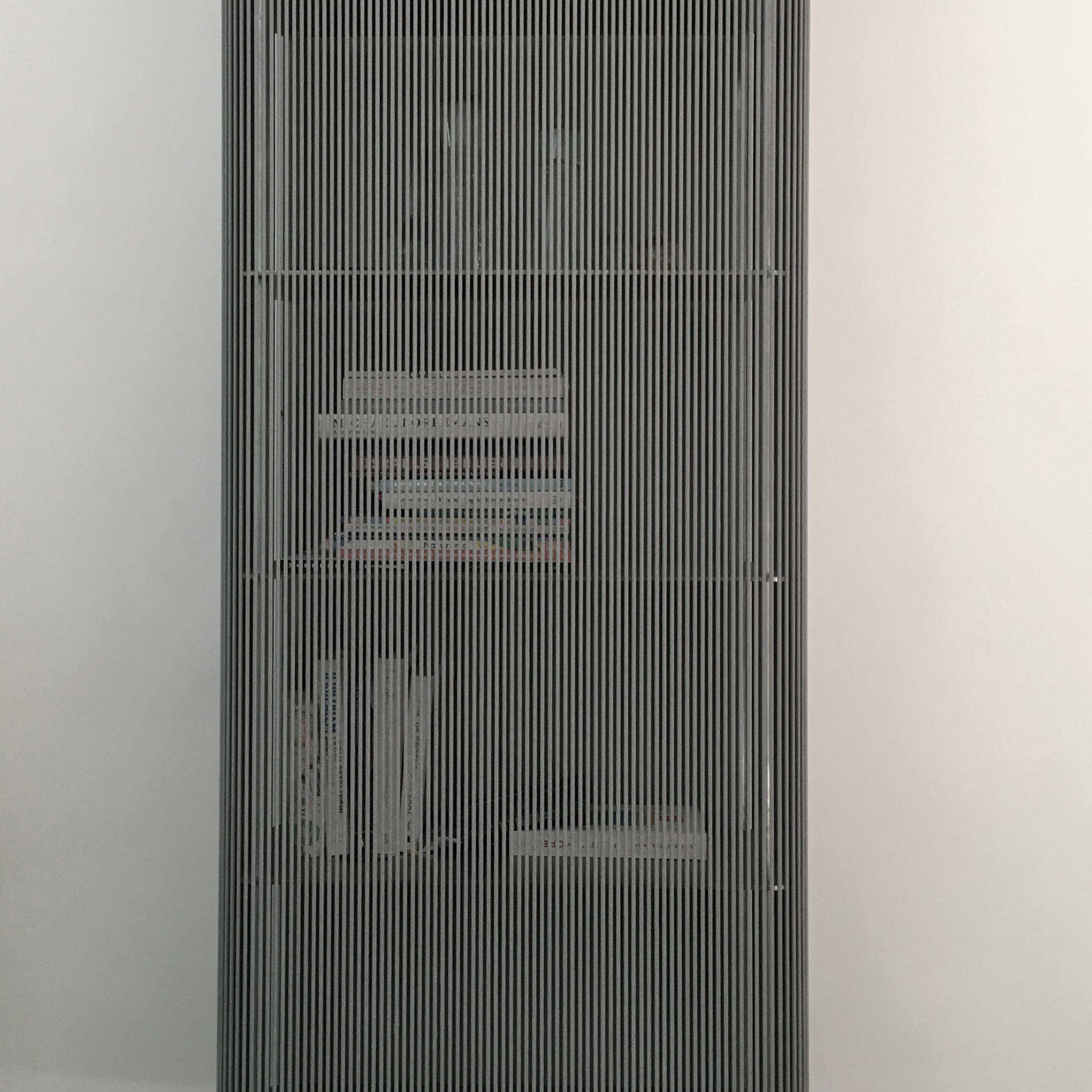 Aluminum Coil #5 Cabinet by Bram Kerkhofs For Sale