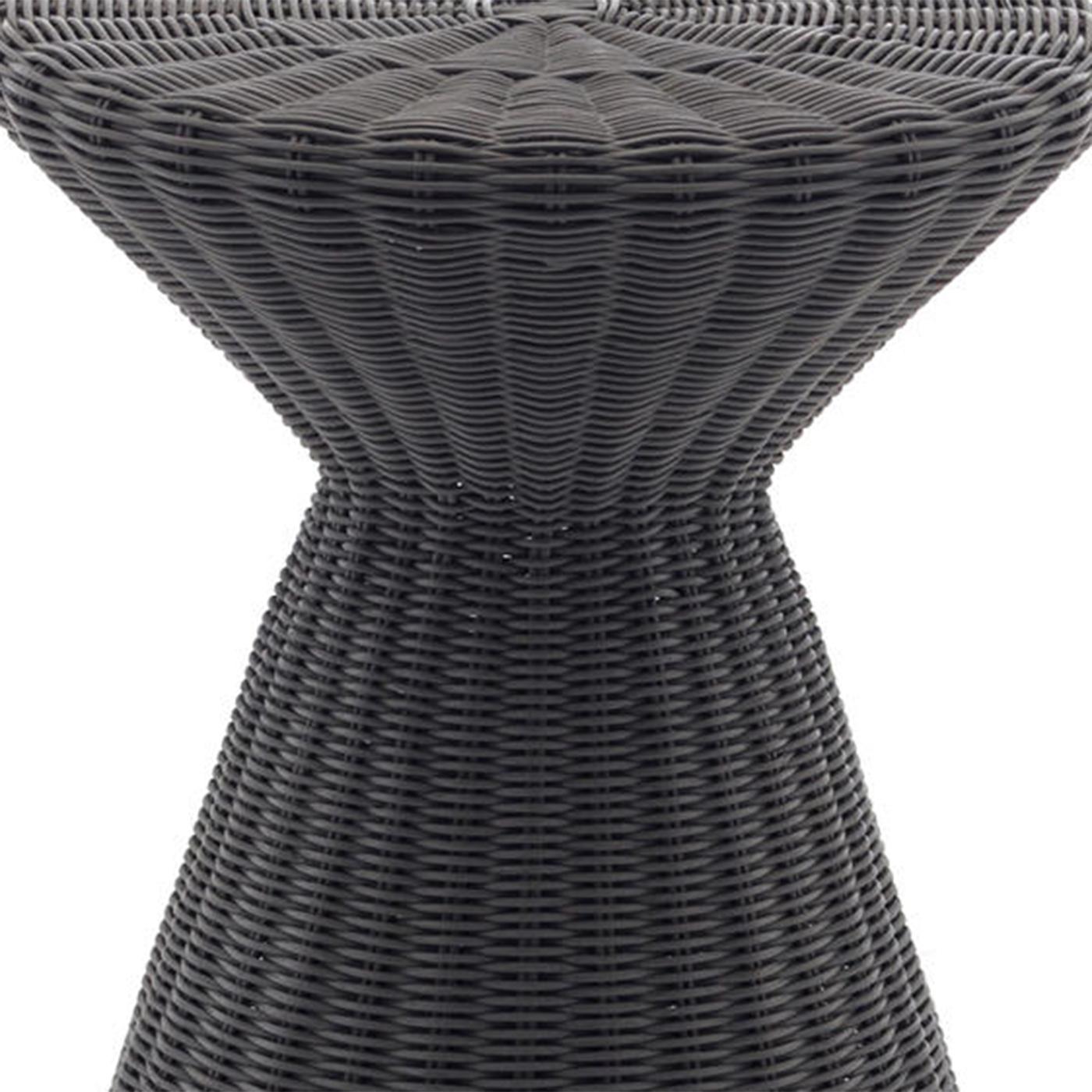 Italian Coil Black Side Table For Sale