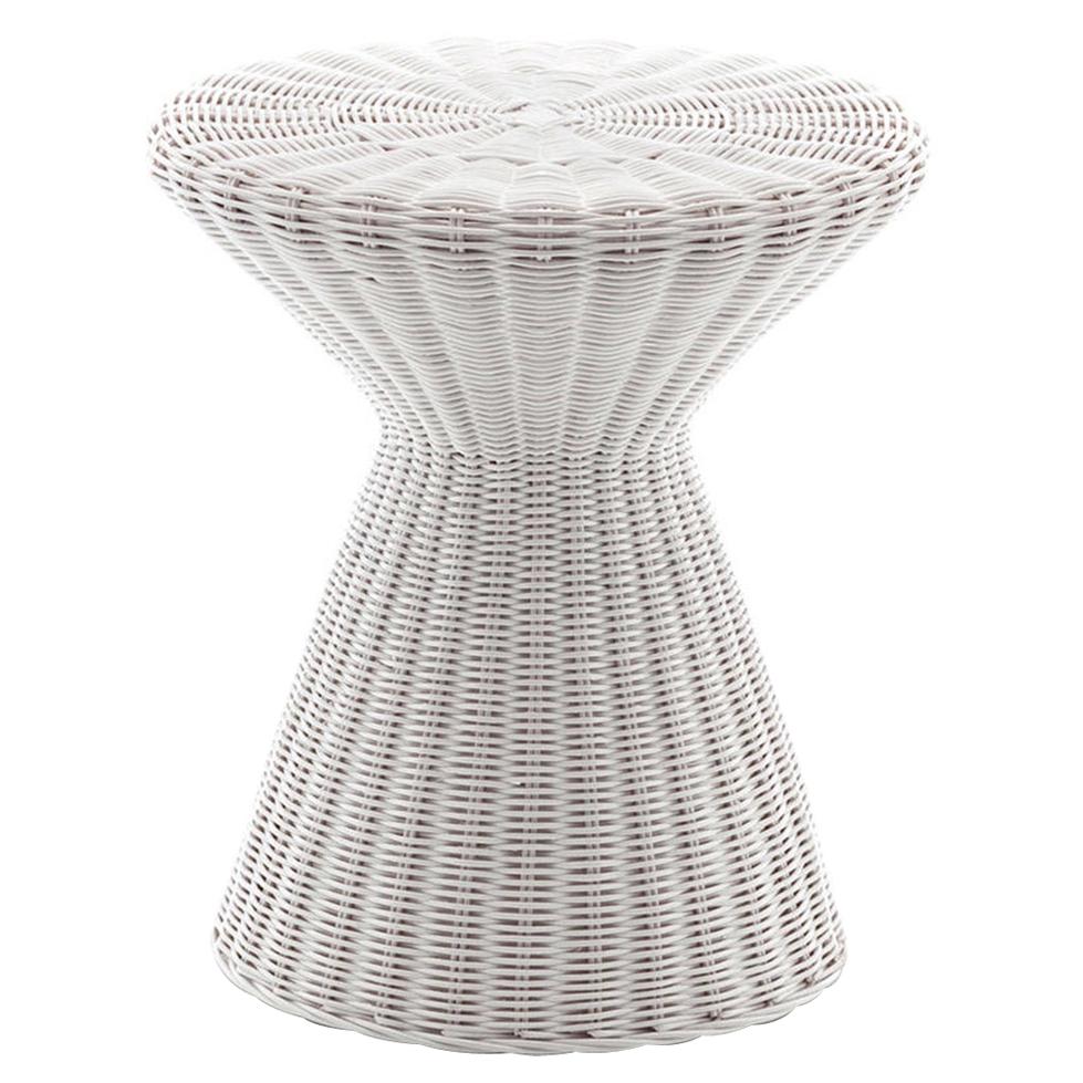 Coil White Side Table For Sale