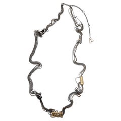 Coin Chain Necklace Sterling Silver Brass Clover Cuba Star J Dauphin