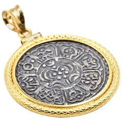 Coin Pendant 18 Karat Yellow Gold