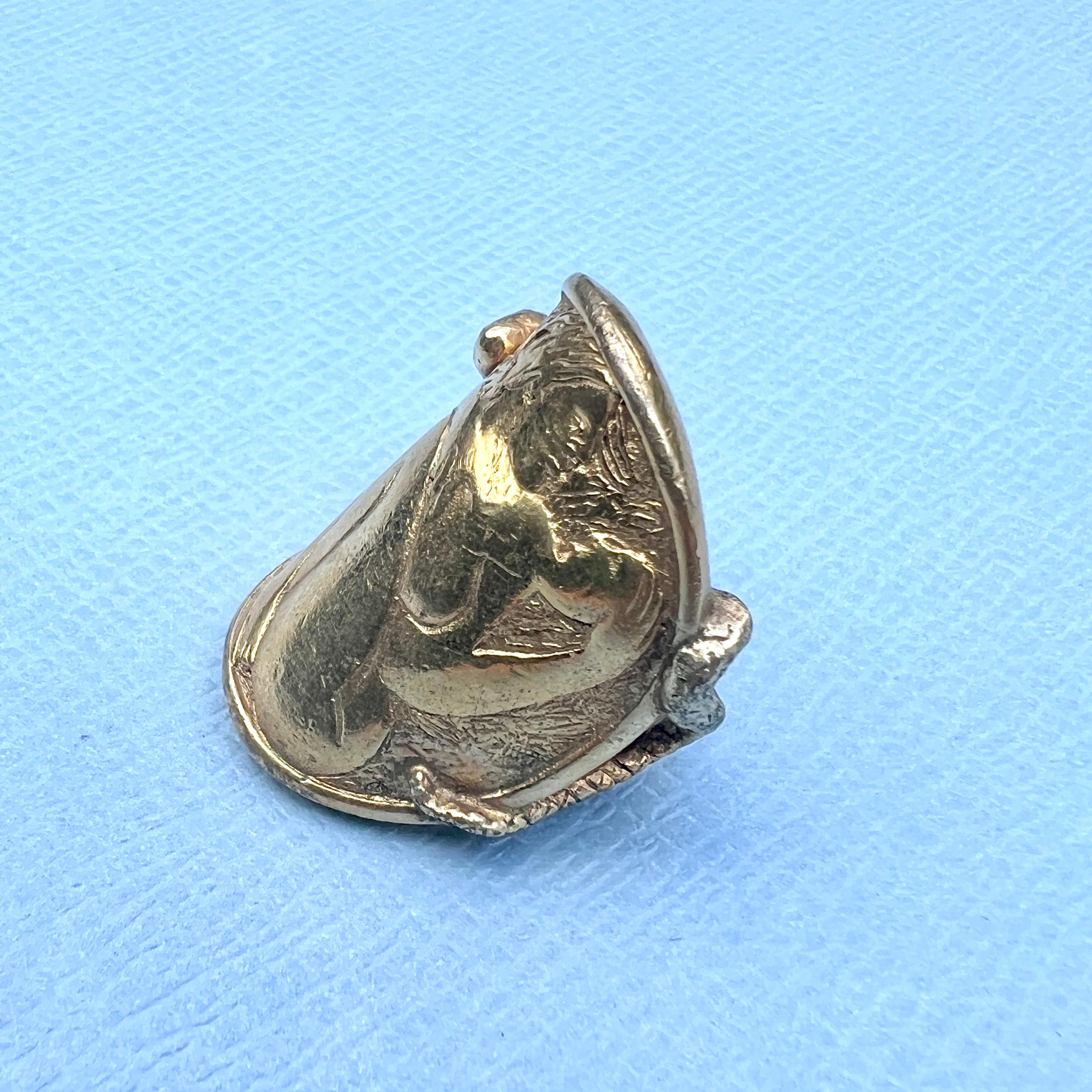 Gold Plate Coin Ring Snake For Sale 6