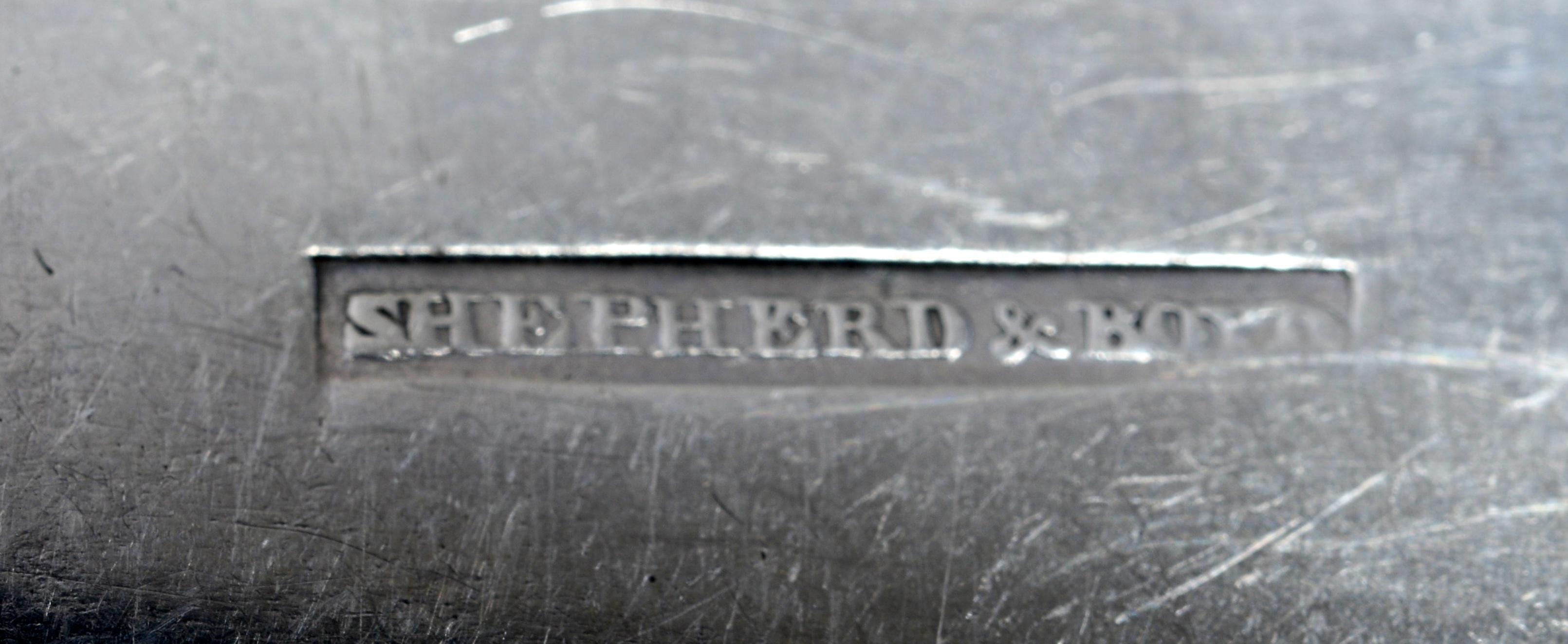 Coin Silver Serving Spoon by Shepherd & Boyd, Abany, NY in the Fiddle Pattern For Sale 1