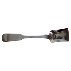 Coin Silver Sugar Shovel or Sifting Spoon by J & J Hall Louisville Kentucky