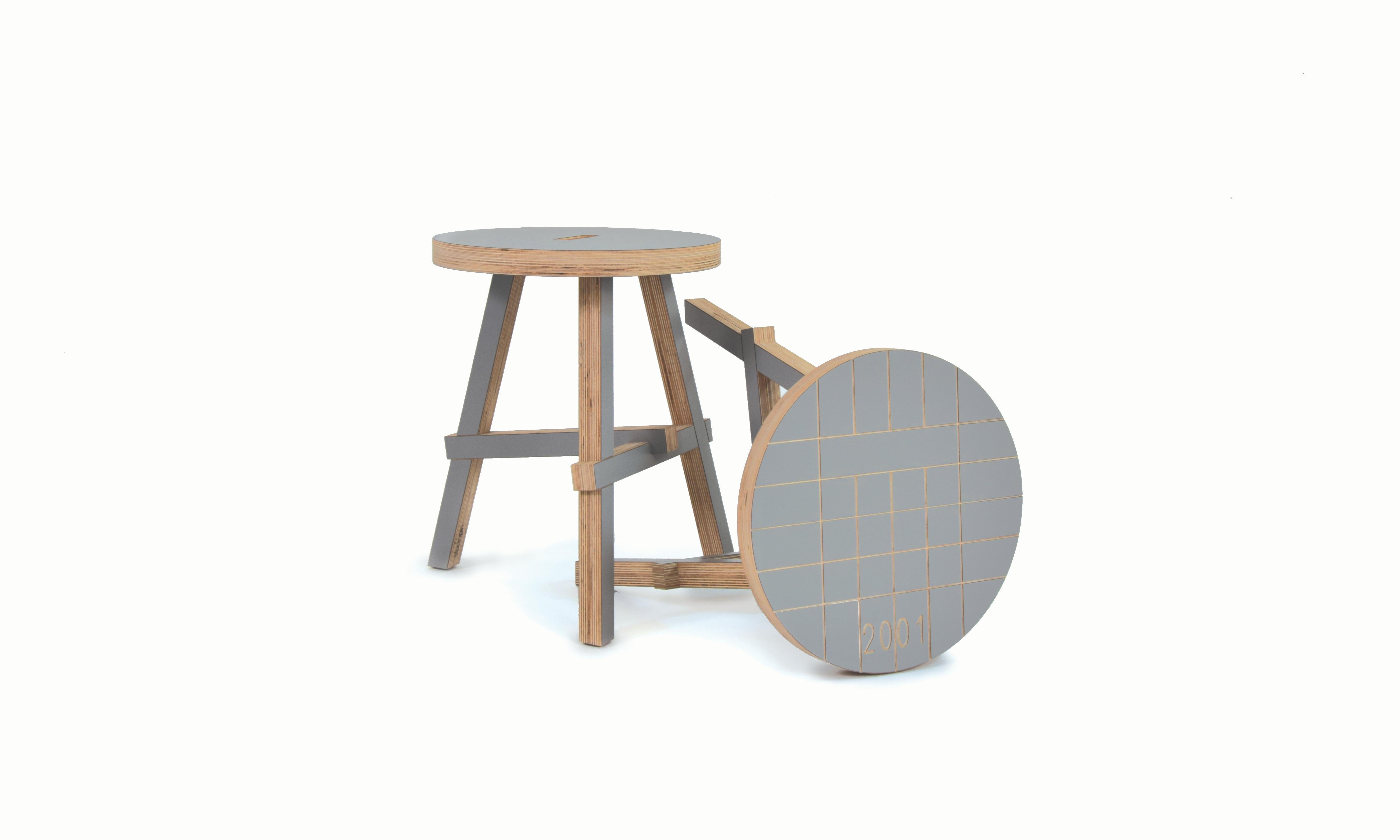 Dutch Coin Slot Gulden Stool by Studio Pin For Sale