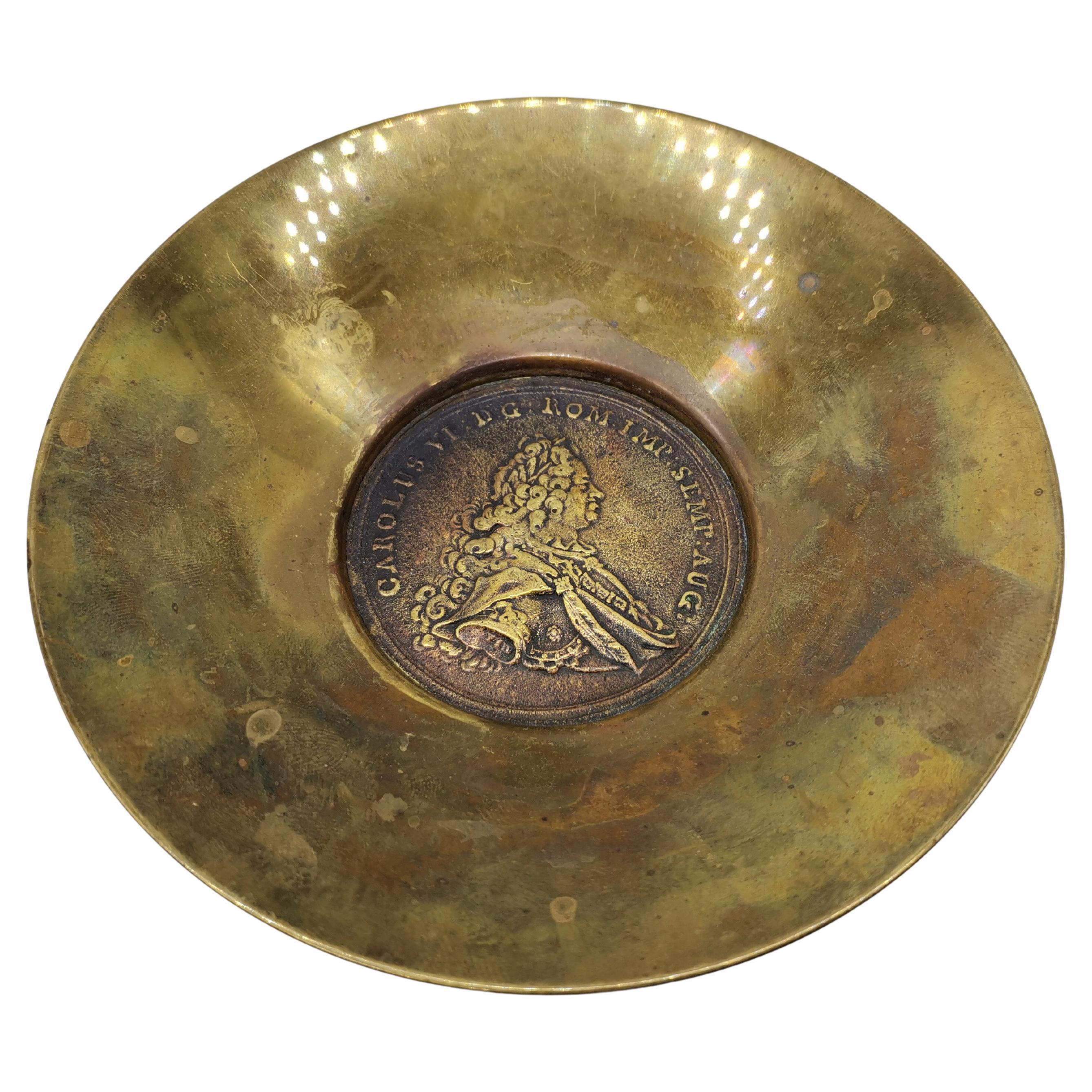 Coin Tray, Brass, Carl Auböck Vienna, Austria For Sale