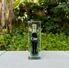 Coke Bottle in Lucite Sculpture, Coca Cola, United States, 1970's