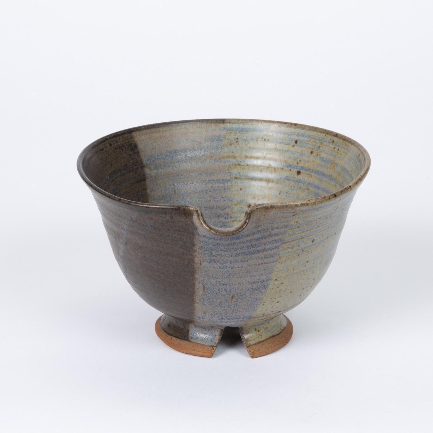 American Colander Style Studio Pottery Bowl