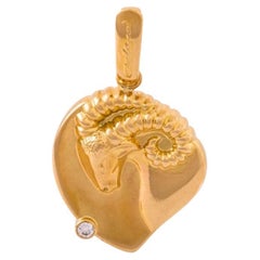 Colani Pendant 'Aries' with Brilliant For Sale at 1stDibs