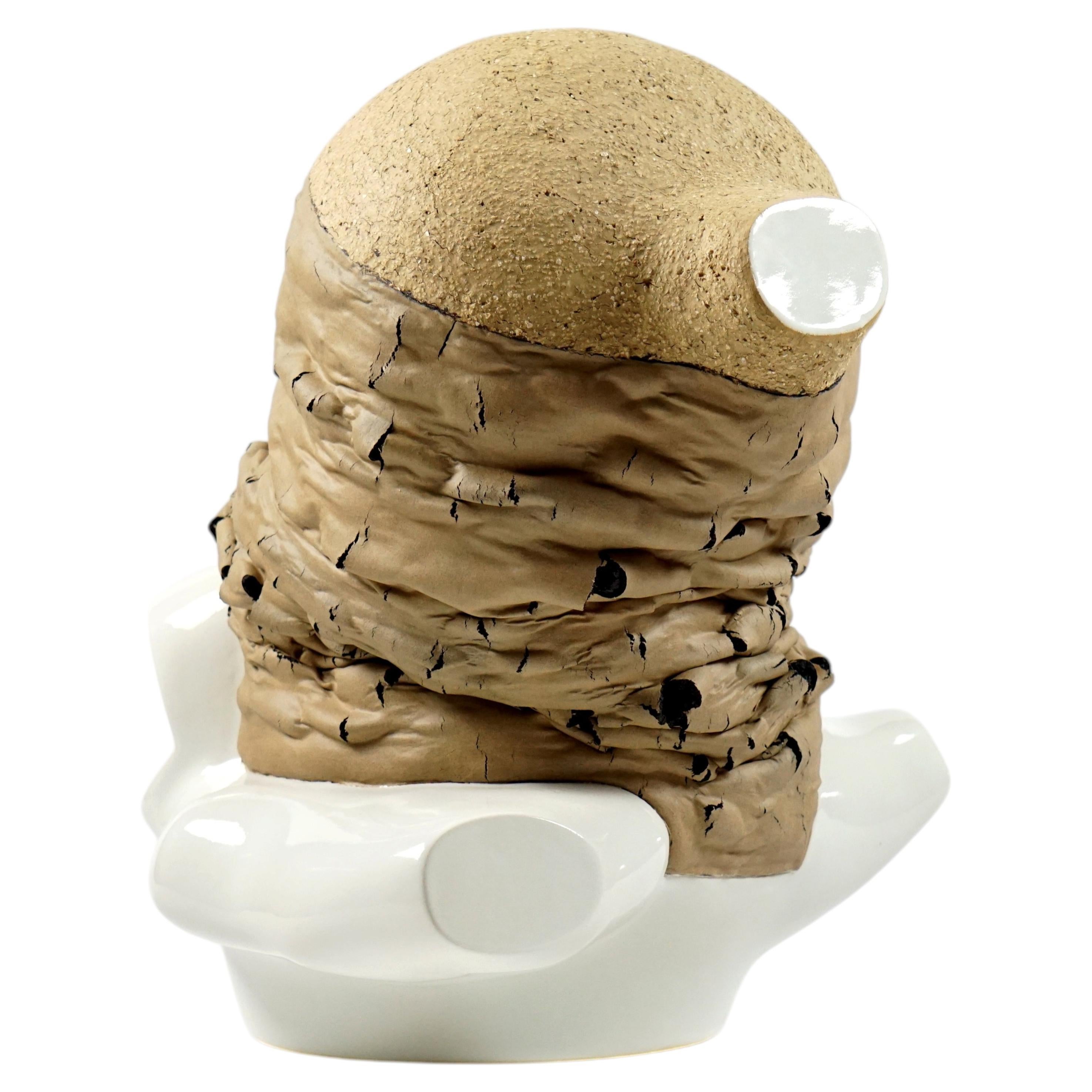 Colapso 3 Abstract Sculpture by Gregorio Peño, Ceramic, Modern, 2022 For Sale