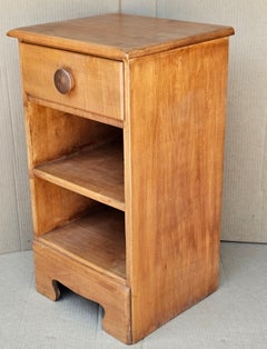 Grupo Colchester Arce macizo Mesilla de noche de un cajón "Acabado Old Town