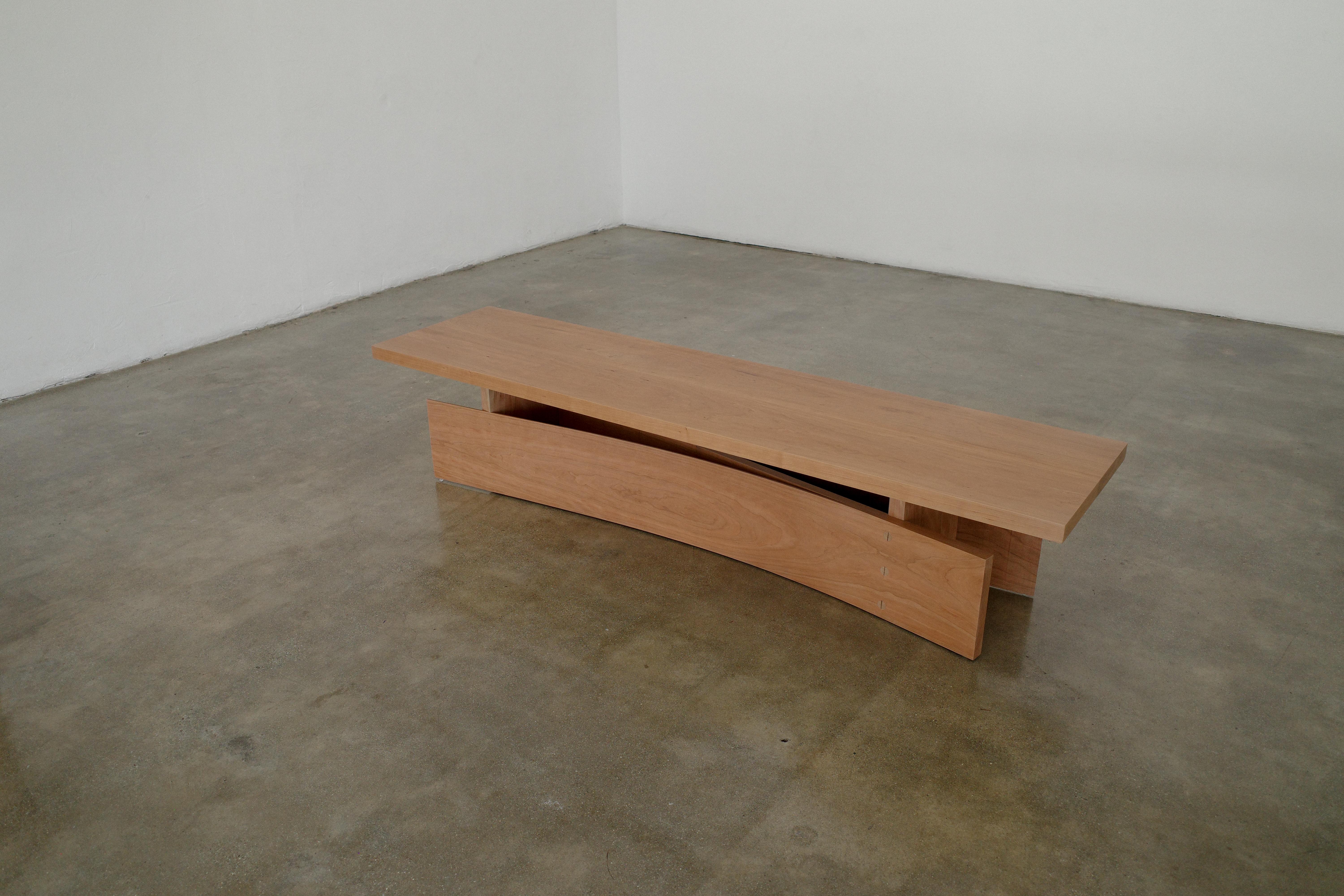 American Cold Bent Bench by Nick Pourfard For Sale