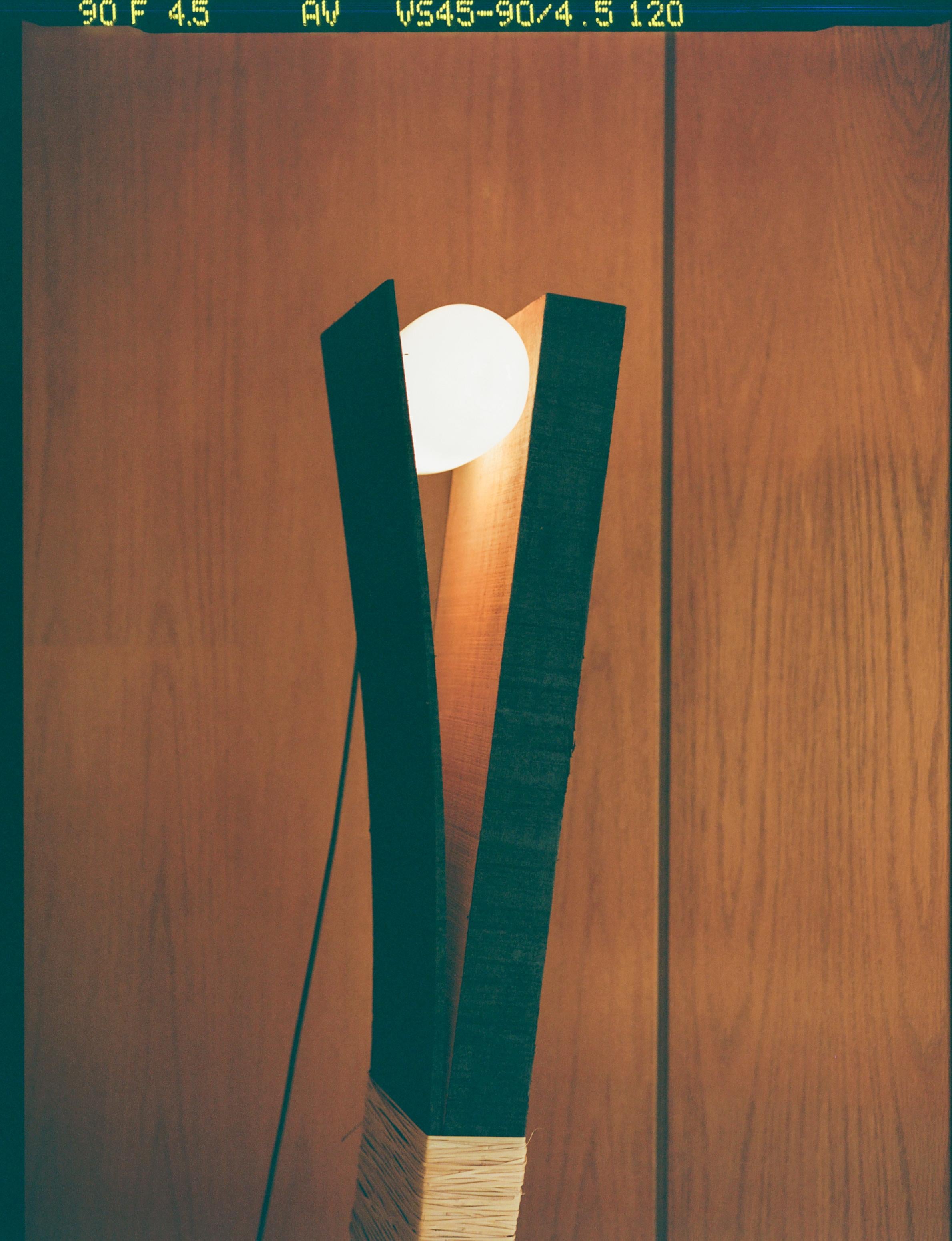 Post-Modern Cold Bent Lamp by Nick Pourfard For Sale