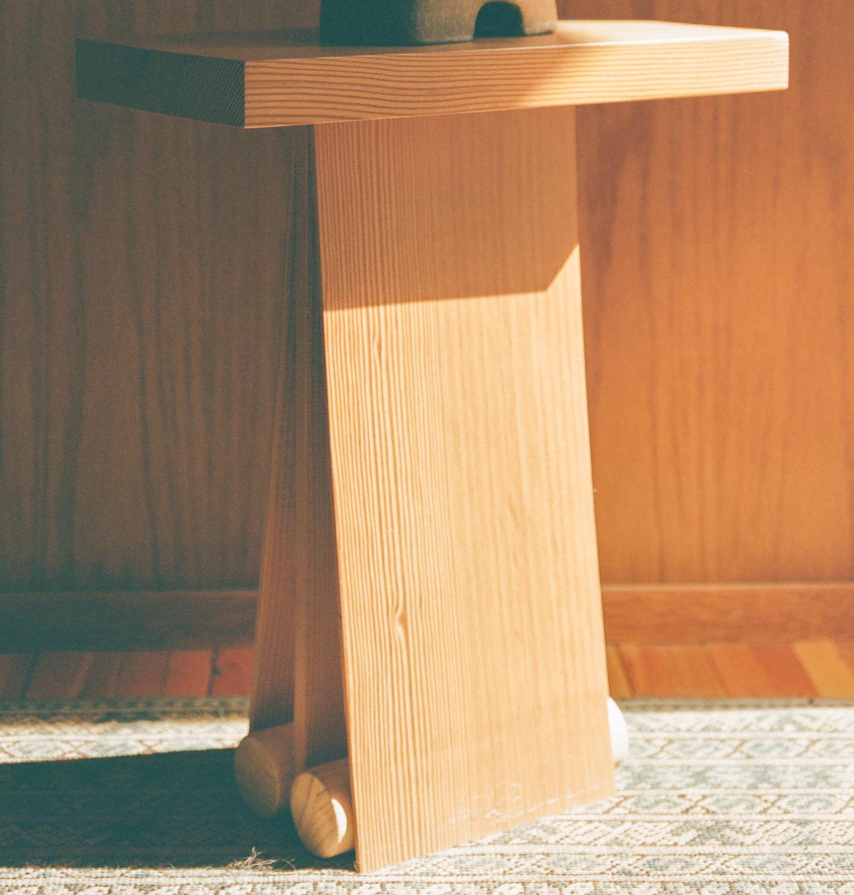 Post-Modern Cold Bent Side Table by Nick Pourfard For Sale