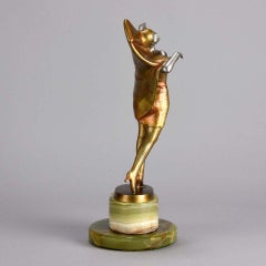 Cold Painted Art Deco Bronze "Spanish Dancer" by Lorenzl
