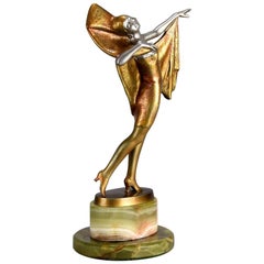 Cold Painted Art Deco Bronze "Spanish Dancer" by Lorenzl