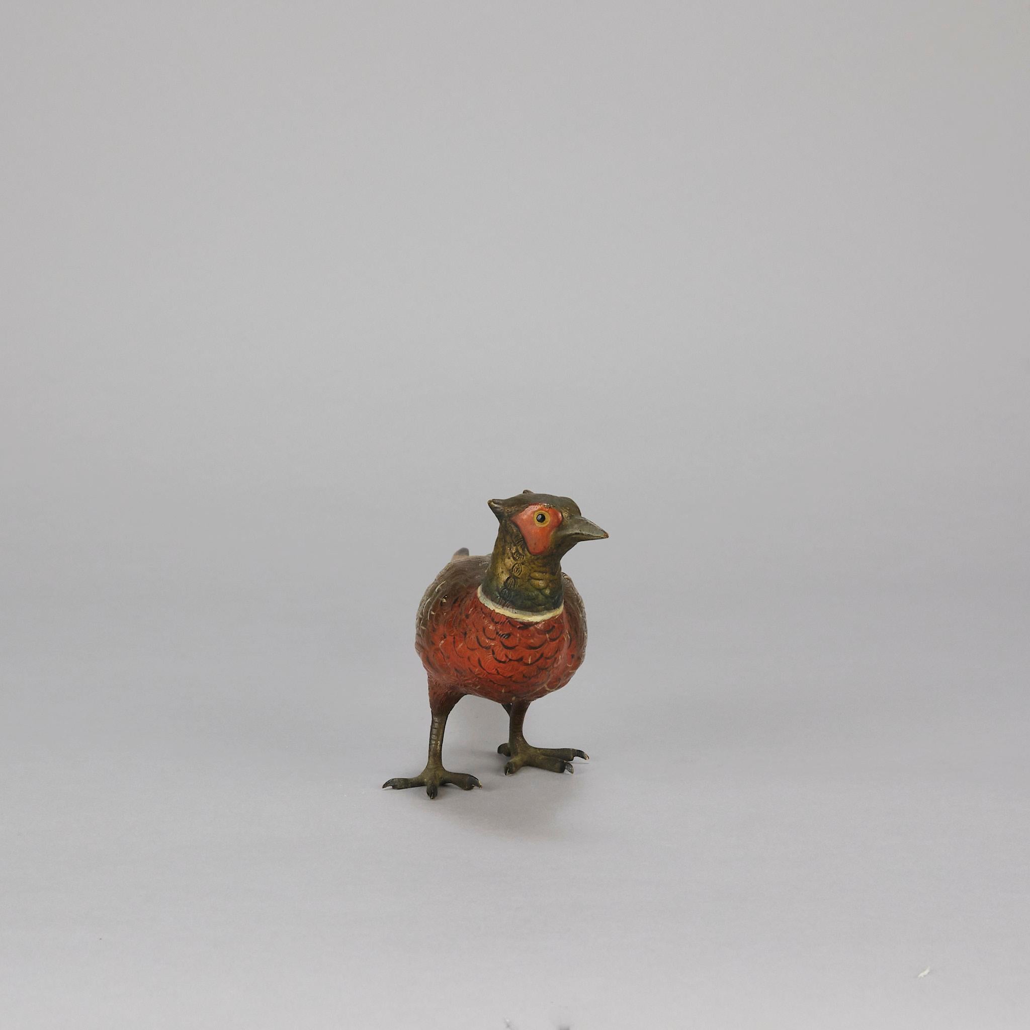 20th Century Cold-Painted Austrian Bronze entitled 