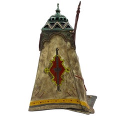 Cold Painted Bronze by Franz Xaver Bergmann Table Lamp