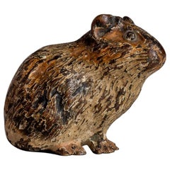 Cold Painted Bronze Hamster