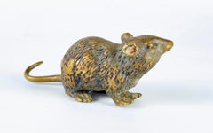 Bronze mouse sculpture attributed to Franz Bergmann