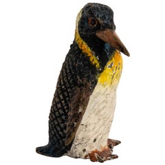 Cold Painted Bronze Penguin