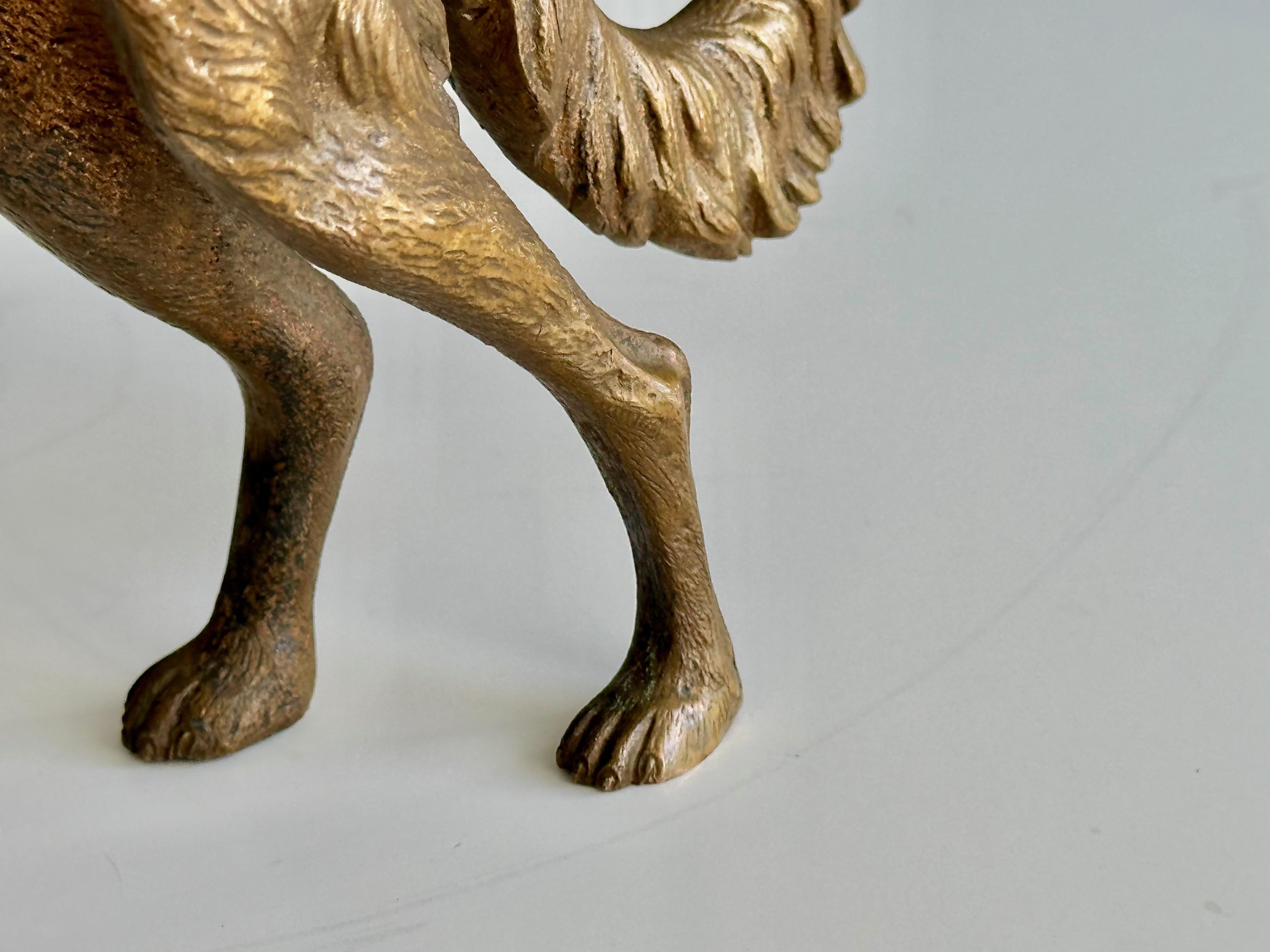 Bronze Sculpture of Borzoi or Russian Wolfhound For Sale 7