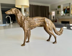 Bronze Sculpture of Borzoi or Russian Wolfhound