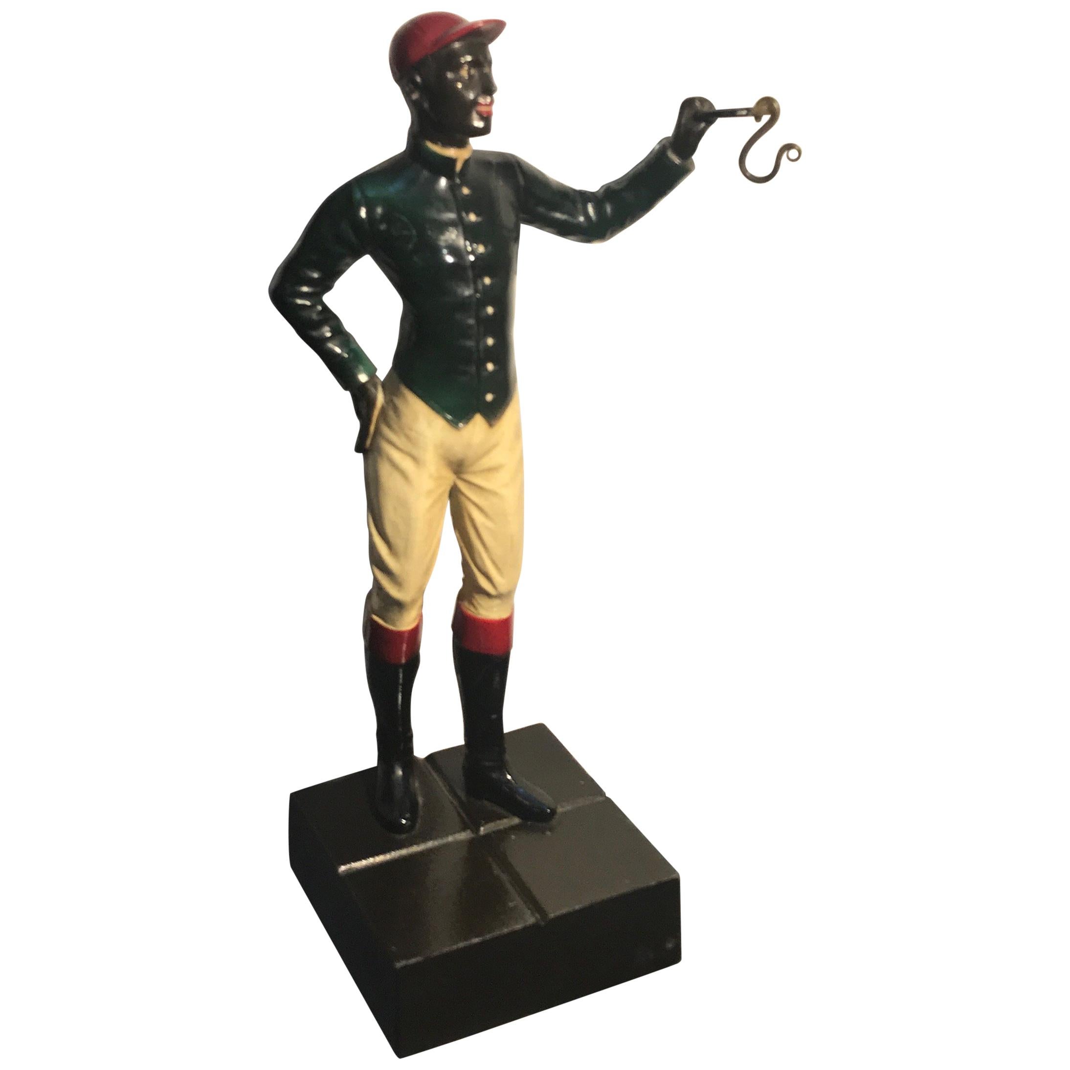 Cast Iron Jockey 4 For Sale on 1stDibs cast iron jockey statue