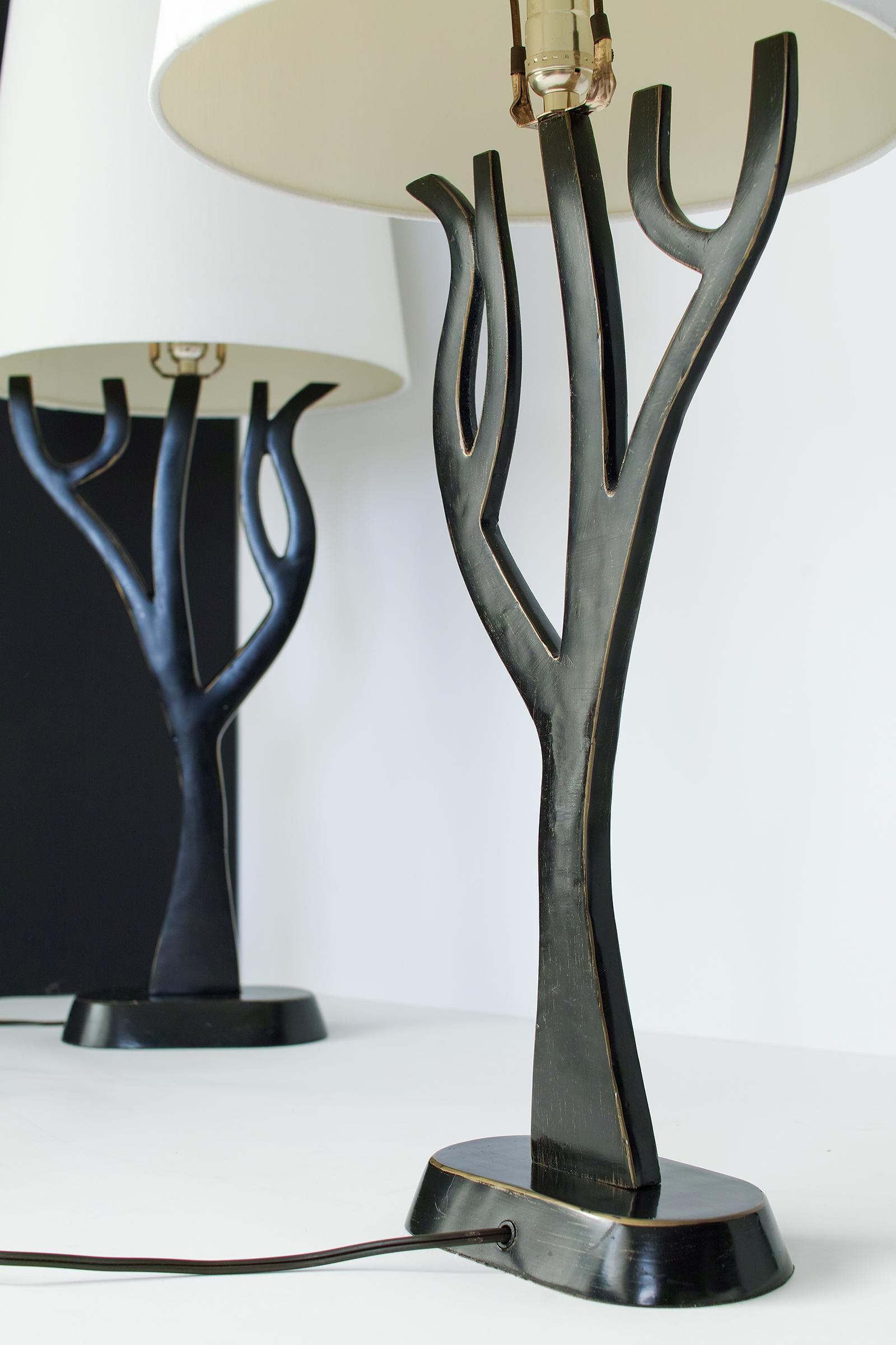 Cold Painted Metal Tree Lamps 9