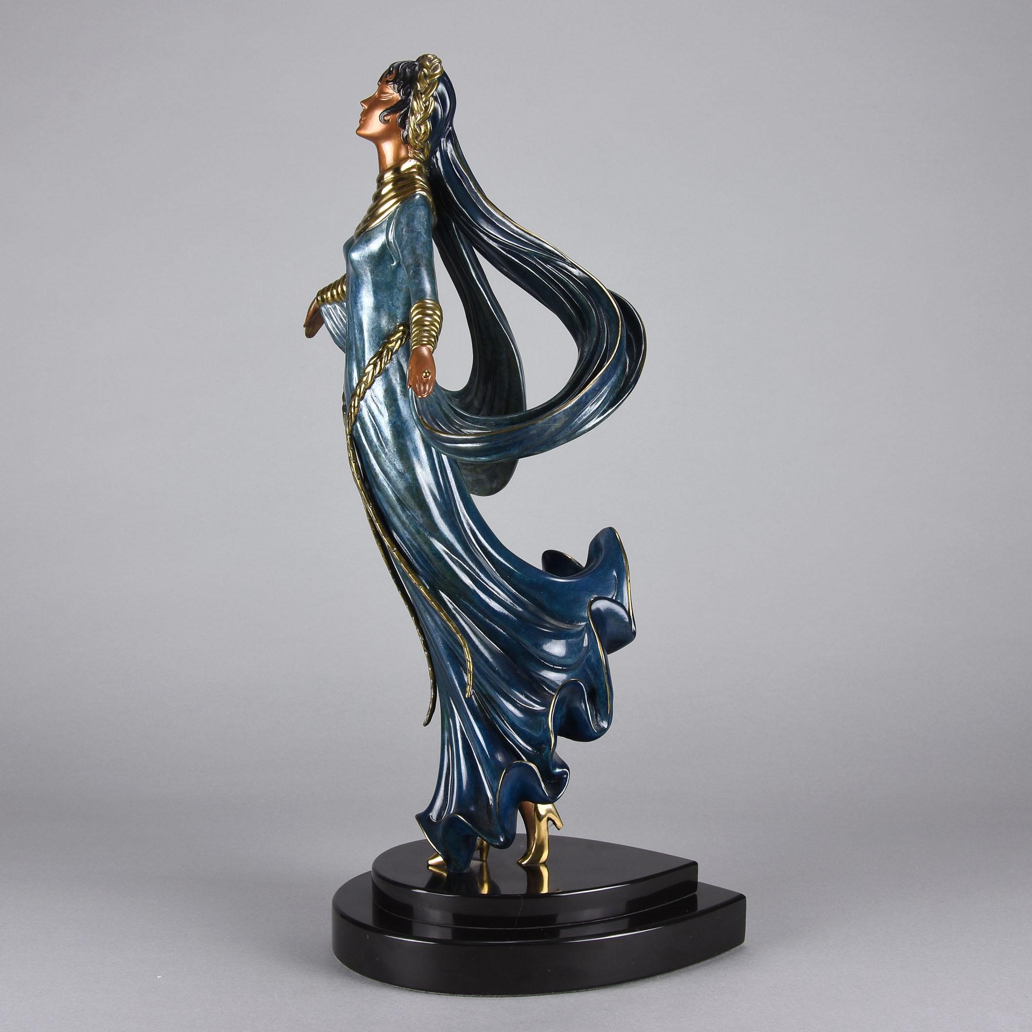 Cold Painted Limited Edition Bronze Figure 