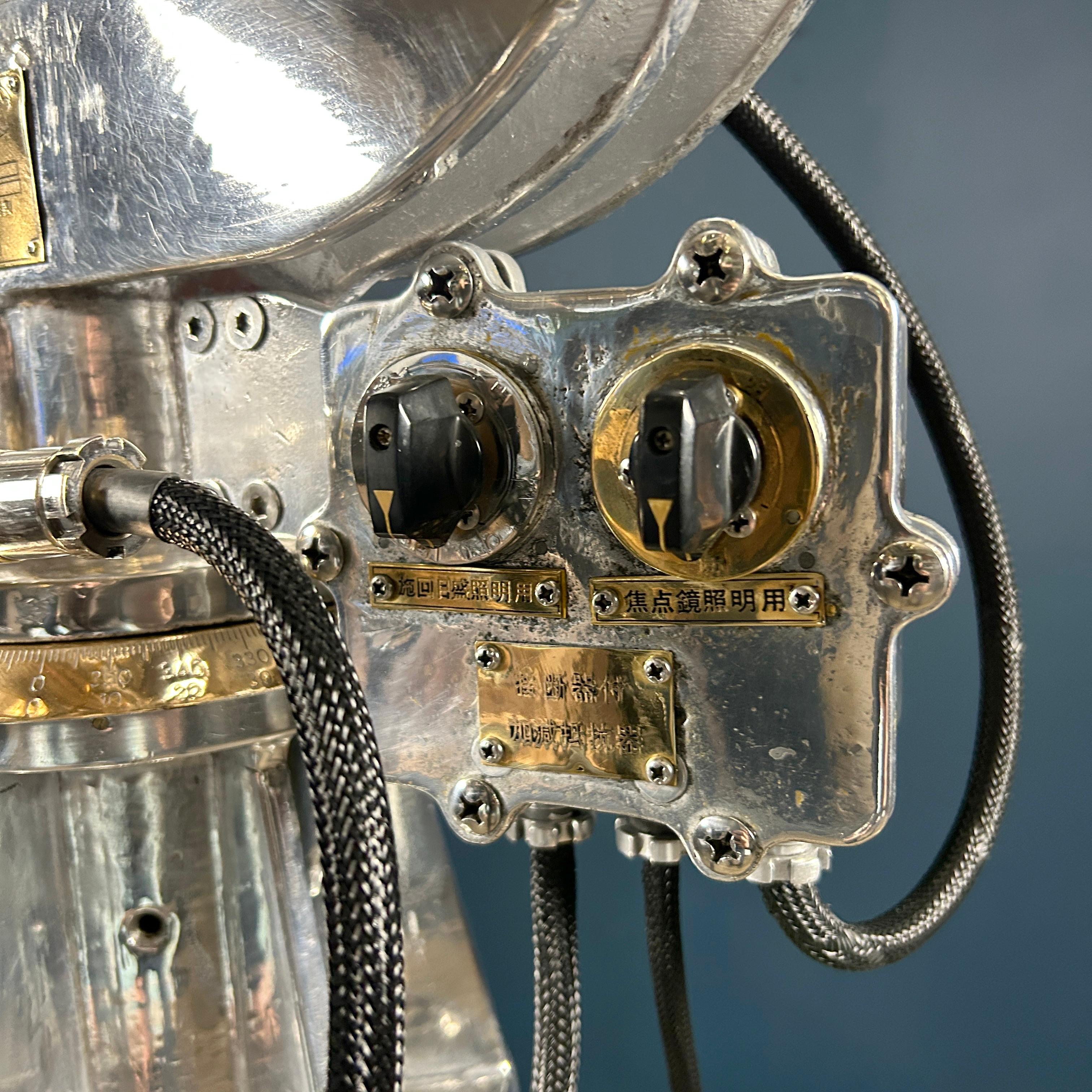 Agence de défense japonaise de la guerre froide Jumelles 20x 120 avec contrôle de l'éclairage en vente 4