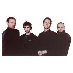 Photographie couleur Coldplay signée