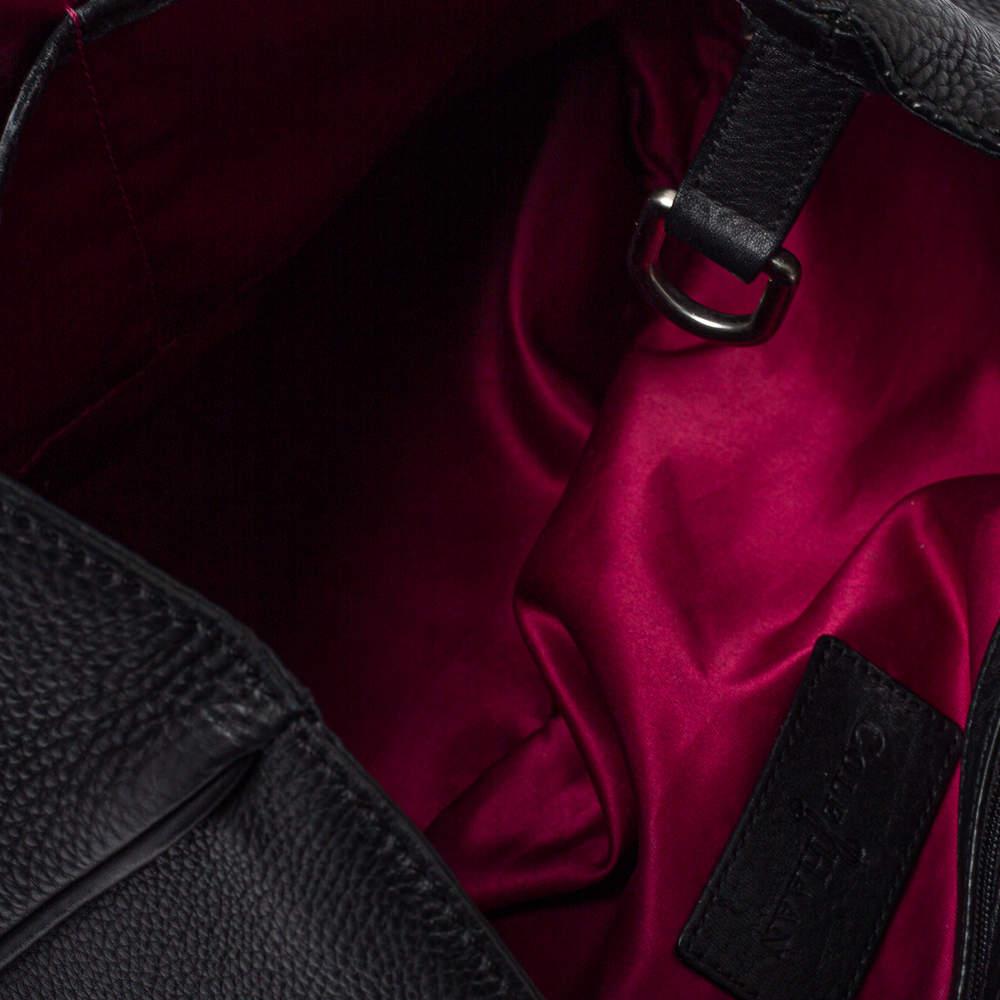 Cole Haan Black Grained Soft Leather Tote 3