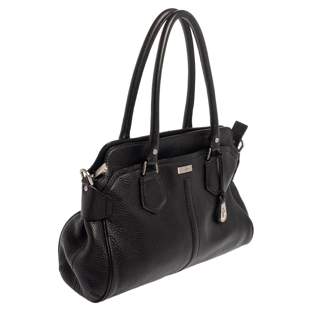 Cole Haan | Bags | Cole Haan Black Leather Top Handle Bag Womens Purse  Handbag | Poshmark