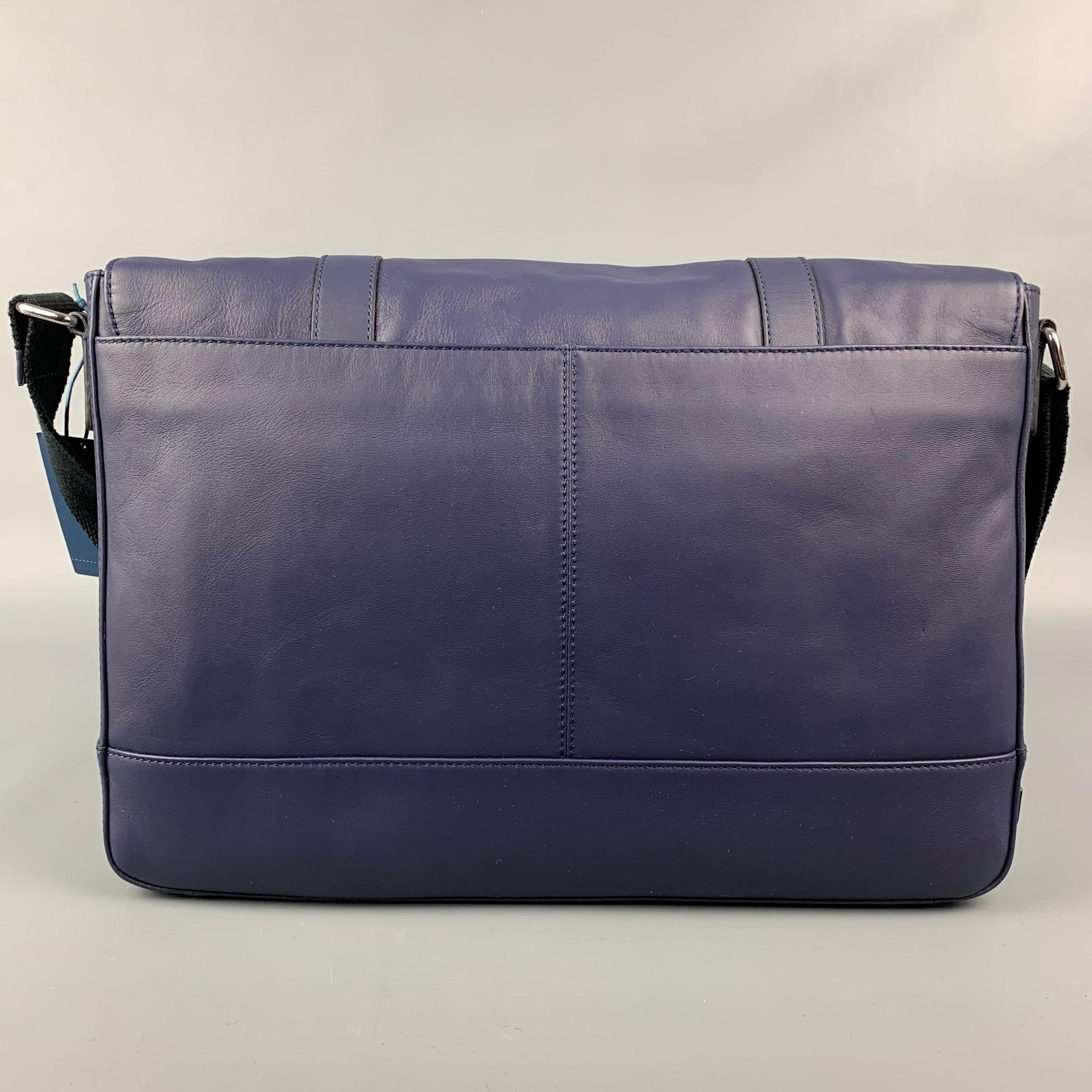 Uomo COLE HAAN Borsa messenger in pelle blu