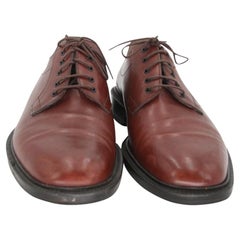 Vintage Cole Haan Brown Black Genuine Leather Men's Casual Dress D Formal Shoes
