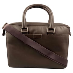 Used COLE HAAN Brown Leather Briefcase Bag