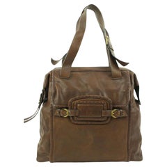 Used Cole Haan Brown Leather Shoulder bag 3COL119