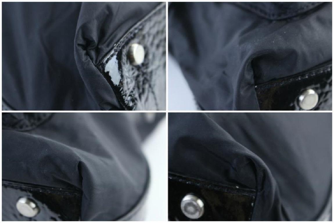 Cole Haan Double Pocket Tote 11mz0710 Black Nylon Shoulder Bag 3