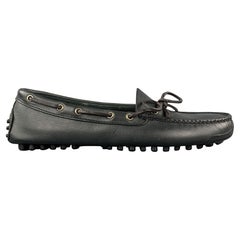COLE HAAN Size 8.5 Black Leather Drivers Loafers
